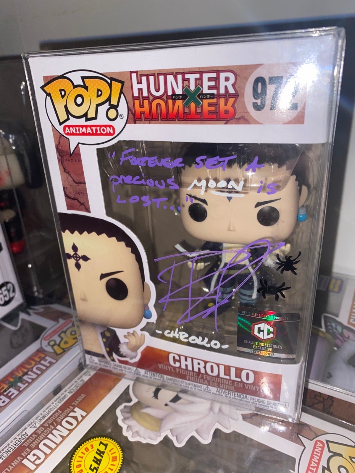 Funko pop Chrollo Signed