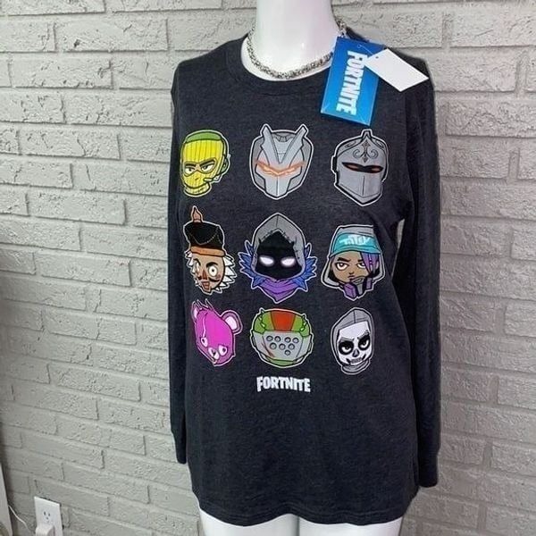 Fortnite Long Sleeve Graphic Tee Size 18/20 Junior NWT
