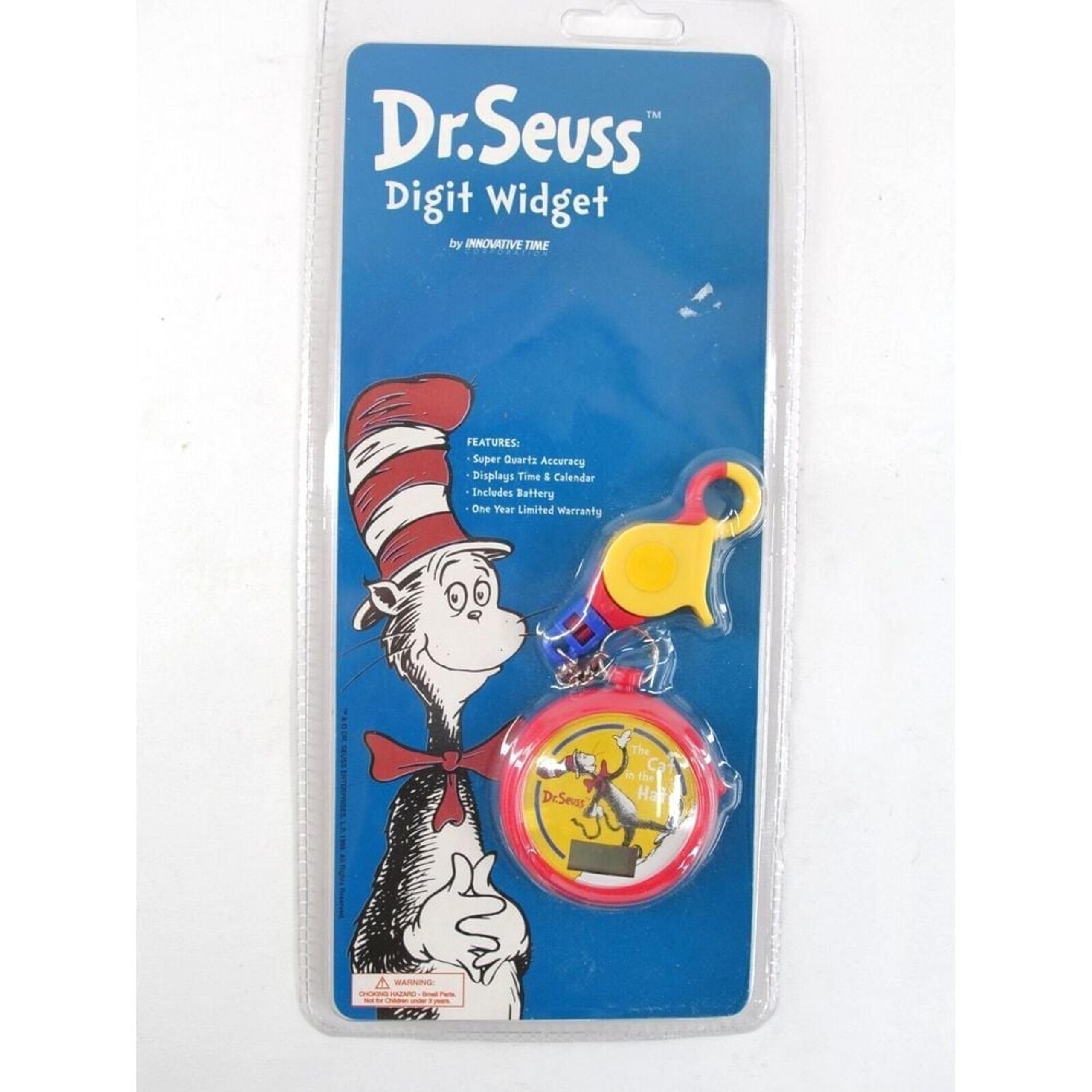 DR SEUSS POCKET WATCH   DIGITAL NEW VINTAGE IN ORIGINAL PACKAGE #122