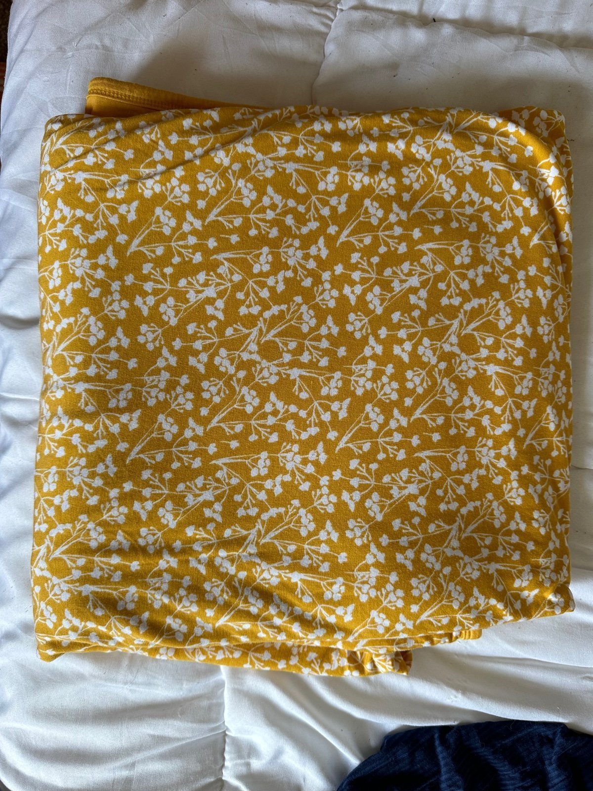 Yellow Golden Poppies Cloud Blanket