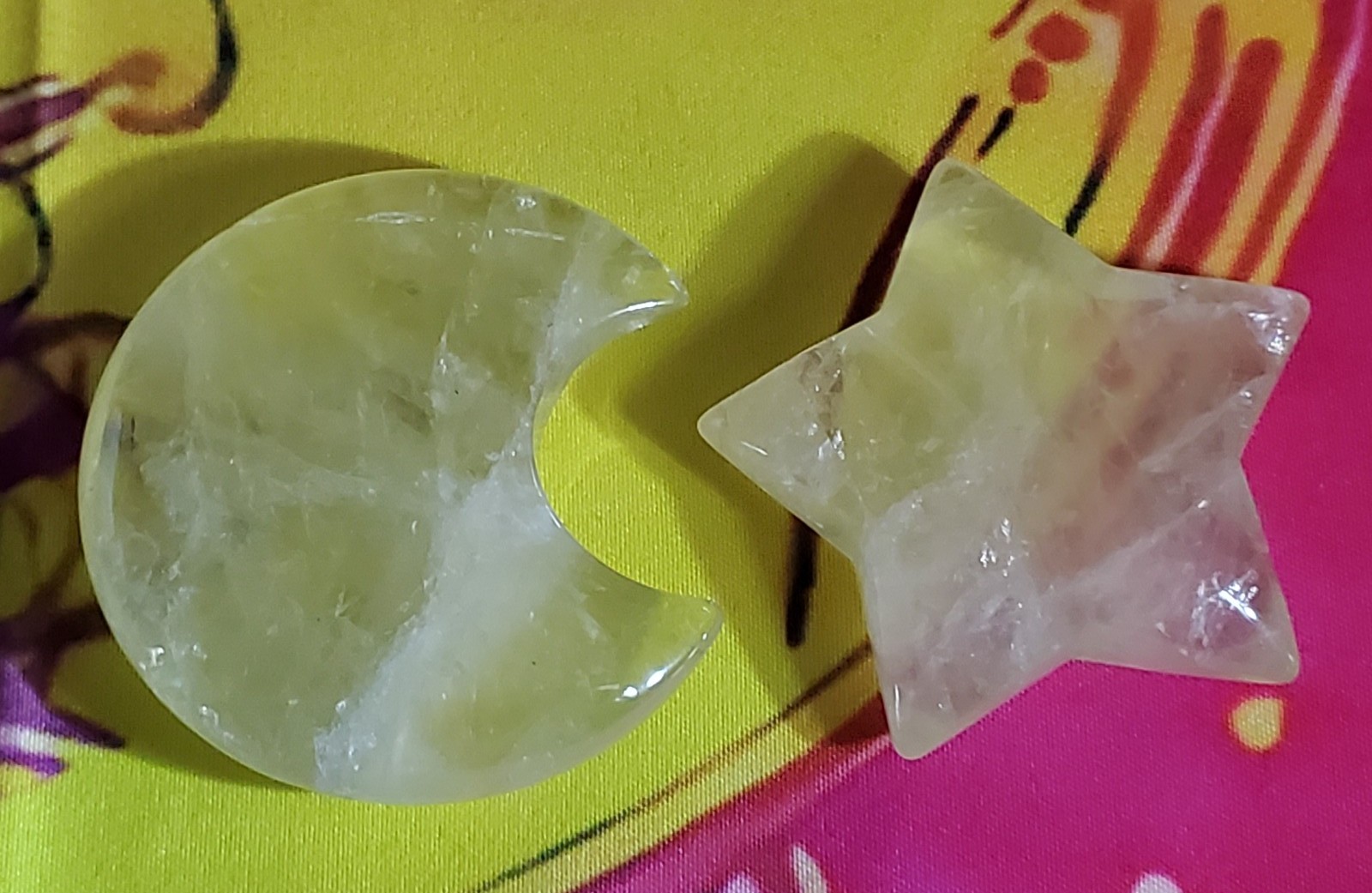Citrine Moon and Star