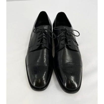 Johnston & Murphy Ellsworth Cap Toe Black Men’s Size 8.5 Italian Leather