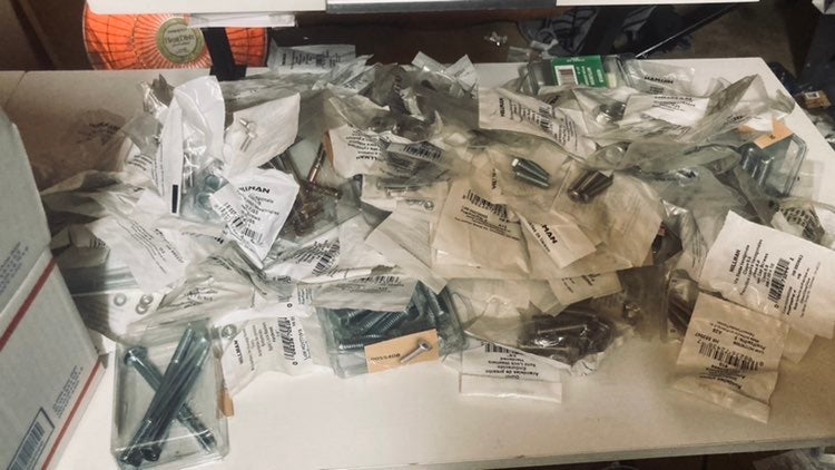 Hardware assortment boxes