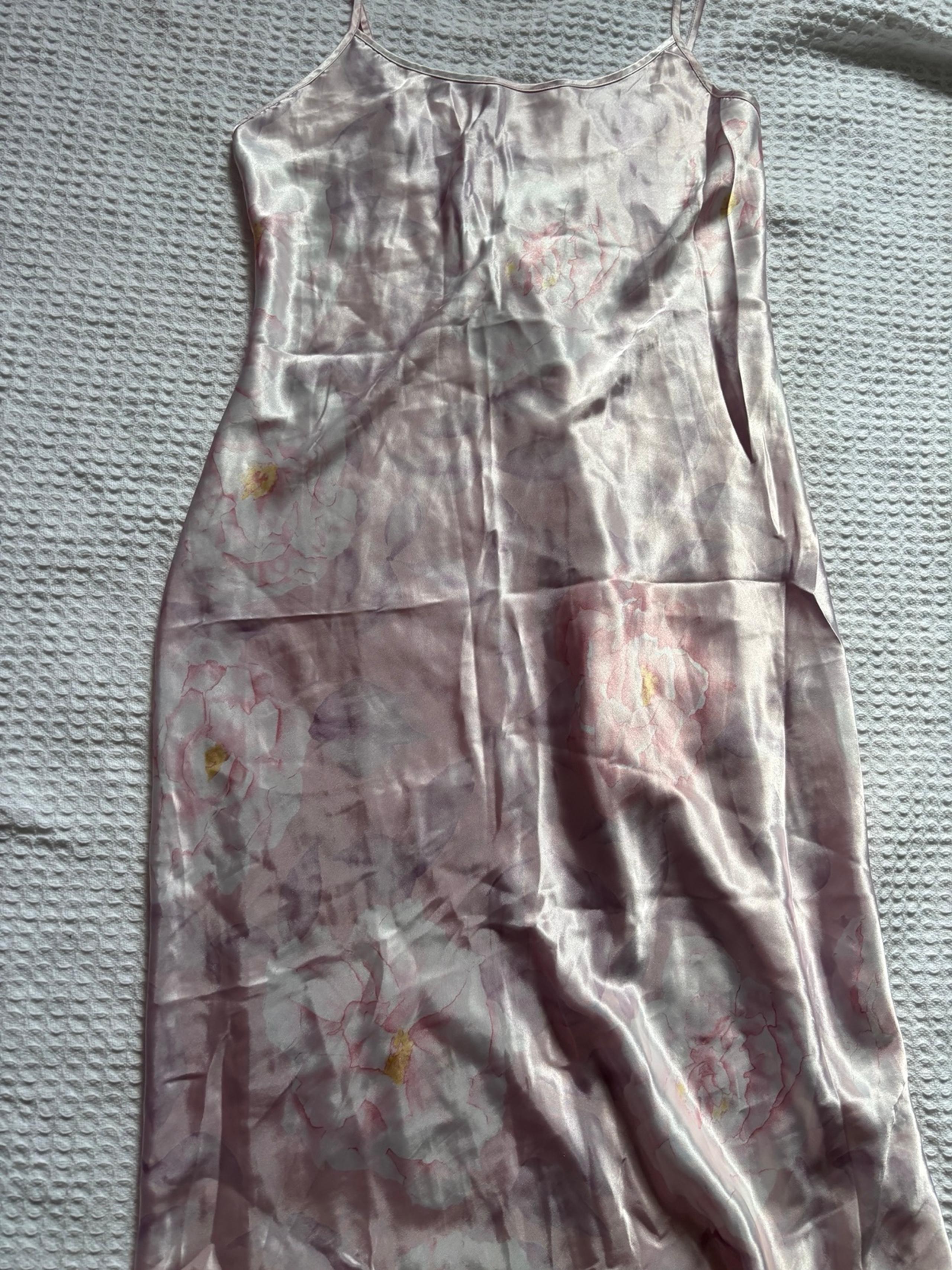 Satin slip dress