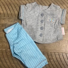 American Girl Bitty Baby Twin Boy 2014 Firefly PJ's Pajamas