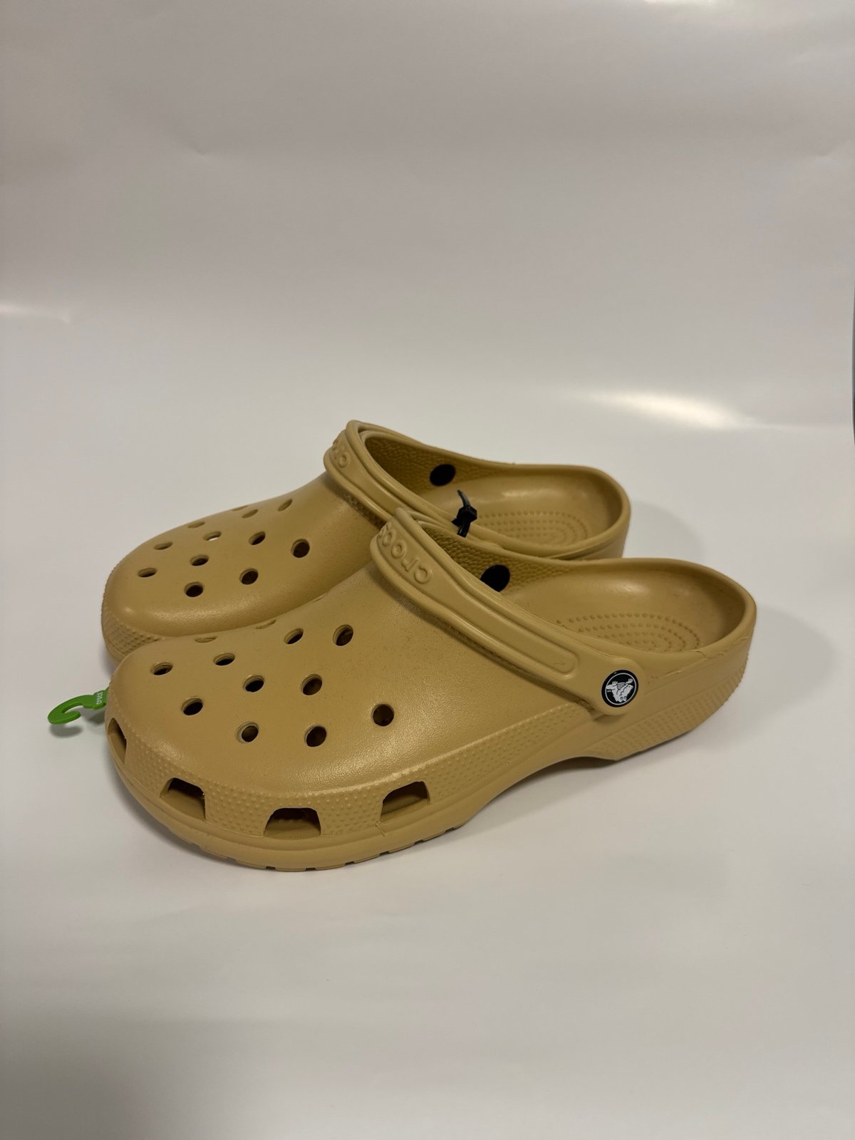 Crocs wheat brand new with tags men’s 9 women’s 10 unisex classic clog shoes