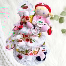 Cherry Fruit Diaper Cake, Fruit Theme