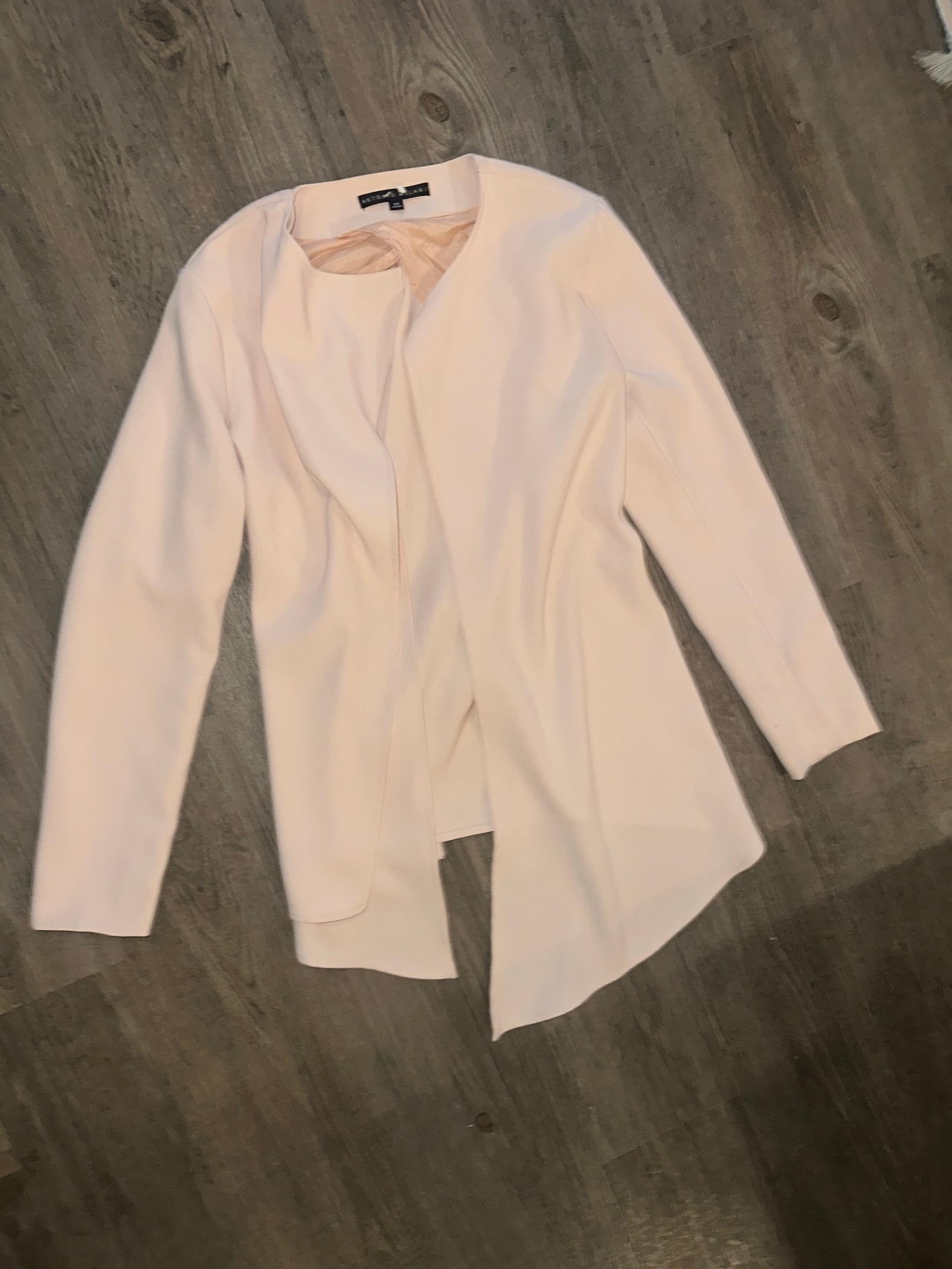 Antonio Melani Pink asymetrical Blazer For Women Size XS Pre-owned