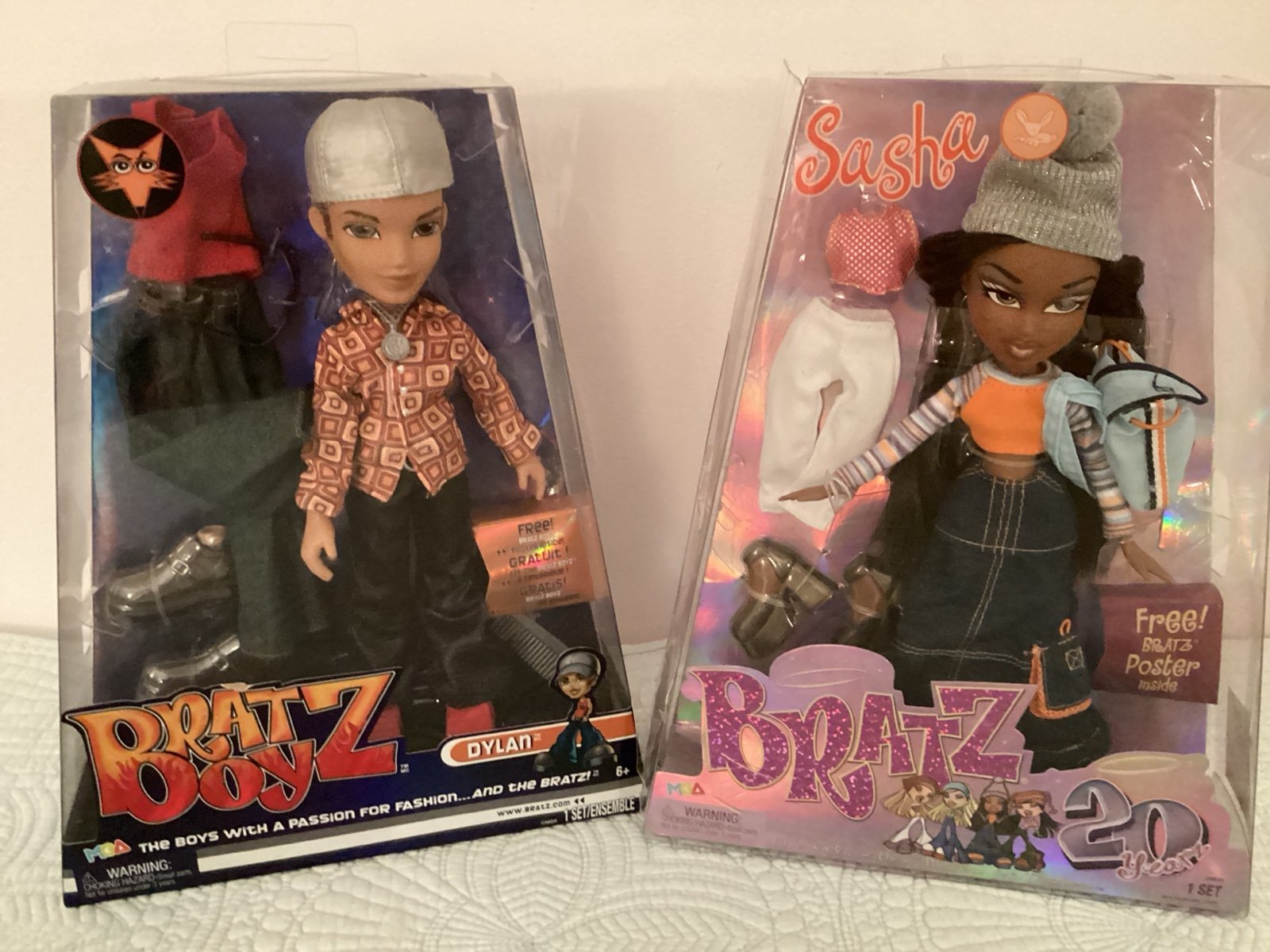 Bratz Dolls Dylan & Sasha Dolls. (NEW)