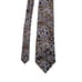 Donald J Trump Signature Collection Neck Tie Brown Blue Paisley Silk Gold Bar