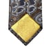 Donald J Trump Signature Collection Neck Tie Brown Blue Paisley Silk Gold Bar