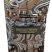 Donald J Trump Signature Collection Neck Tie Brown Blue Paisley Silk Gold Bar