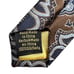 Donald J Trump Signature Collection Neck Tie Brown Blue Paisley Silk Gold Bar