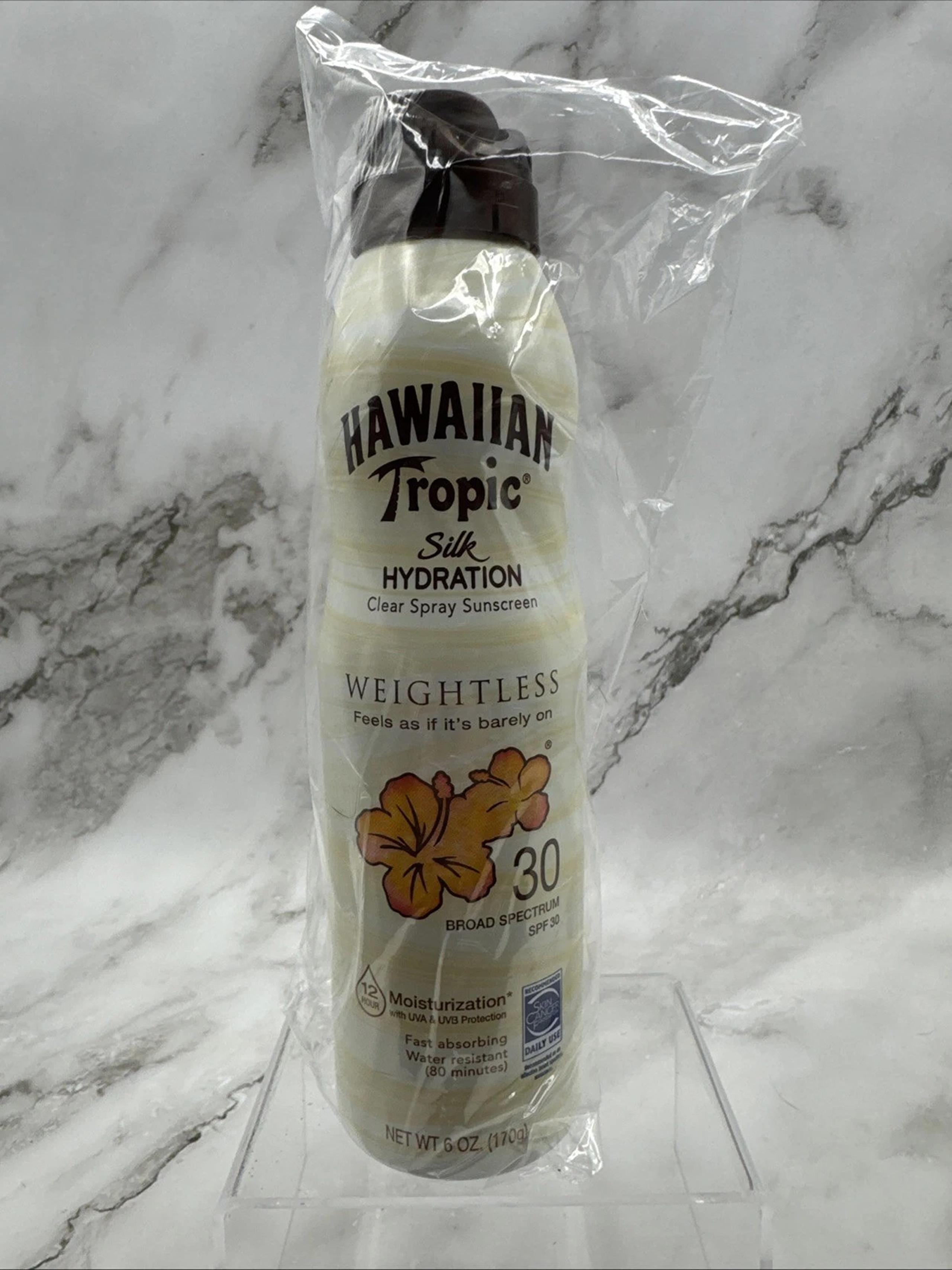 Hawaiian Tropic Weightless Hydration Continuous Sunscreen Clear Spray SPF 30
