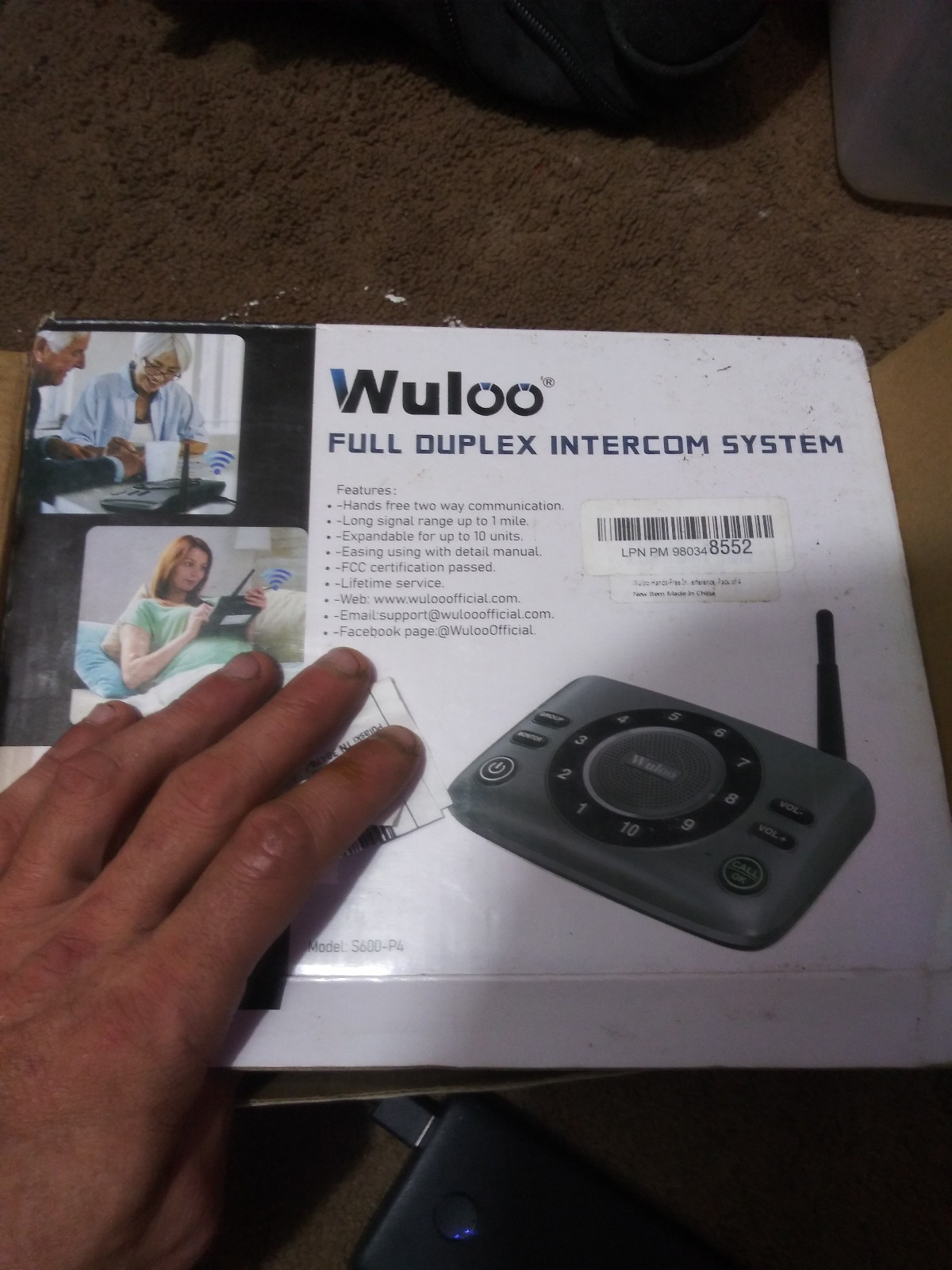 Full duplex intercom system