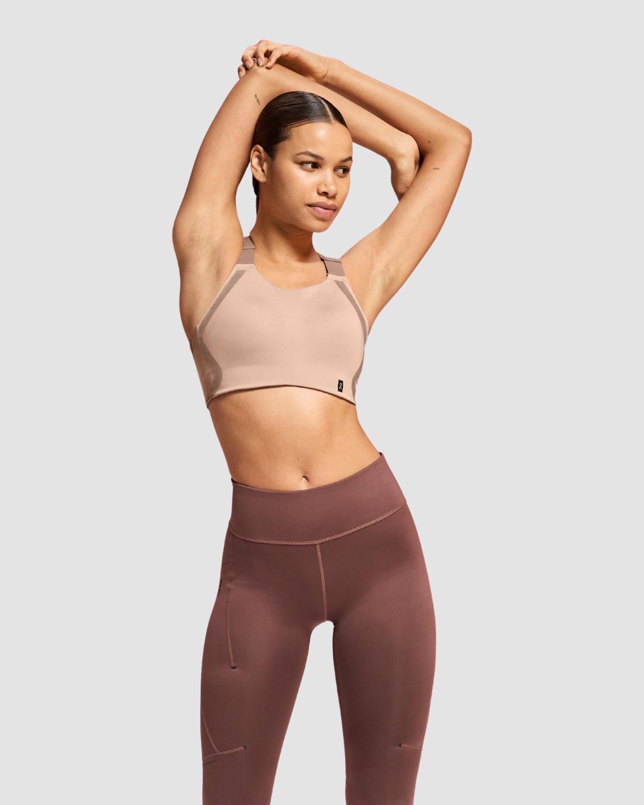 NEW! Oncloud Performance Flex Bra Size Xs in Cinder Ash/ Fullsize Sports Sale