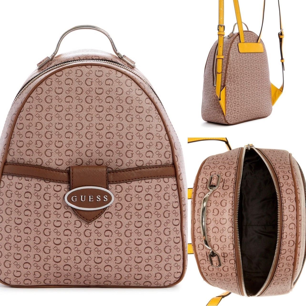 GUESS Brown Backpacks | Mercari