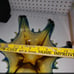 Murano Art Glass Star Style ~ Blue/Gold Dish
