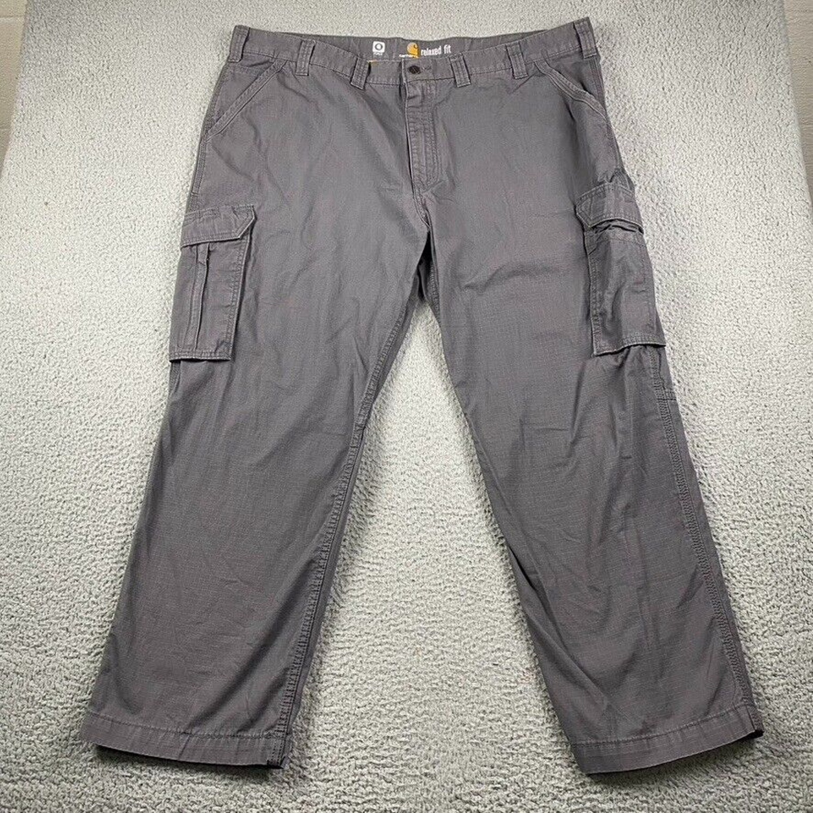 Carhartt Force Ripstop Utility Cargo Pants Men's 46x30 Gray Workwear Chore