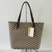 MICHAEL KORS Jet Set Item Natural Luggage Large Pocket Multi Function Tote Bag