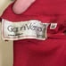 Vtg 80s Gianni Versace EU 44 (US 14) Red 100% Wool Long Sleeve Sweater Dress