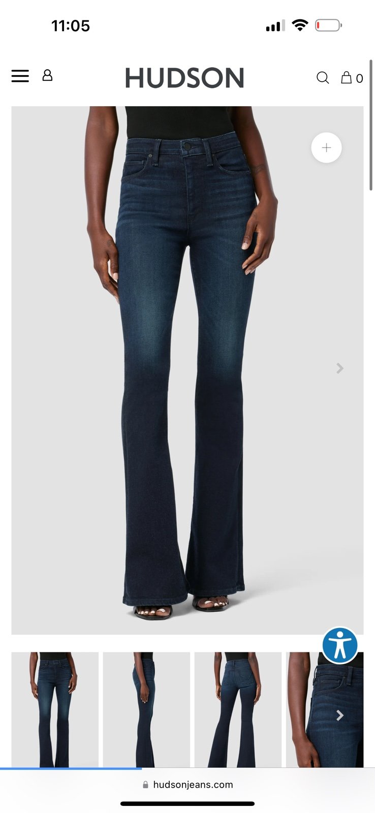 Hudson Highrise Flare Jeans