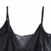 Passion Forever Black Mesh Chemise Ruffle Bow Babydoll Sheer Lingerie Size 2X