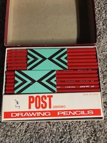 Vintage Teledyne Post Corona Pencils