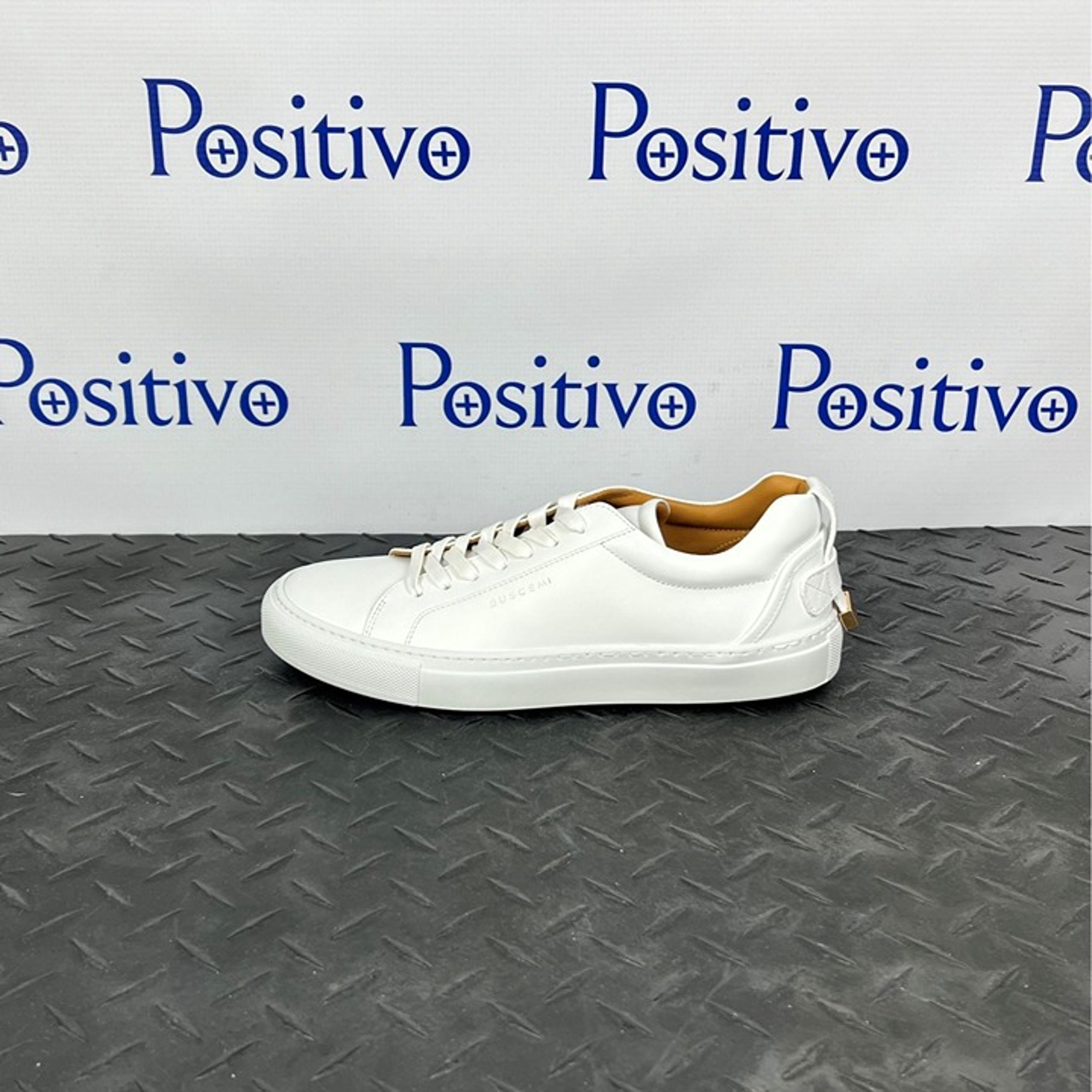 Buscemi Lyndon White Leather Sneakers US 7 EU 40