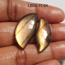 Labradorite Fancy Shape Cabochon-2Pc Lot-LBDL-11-04