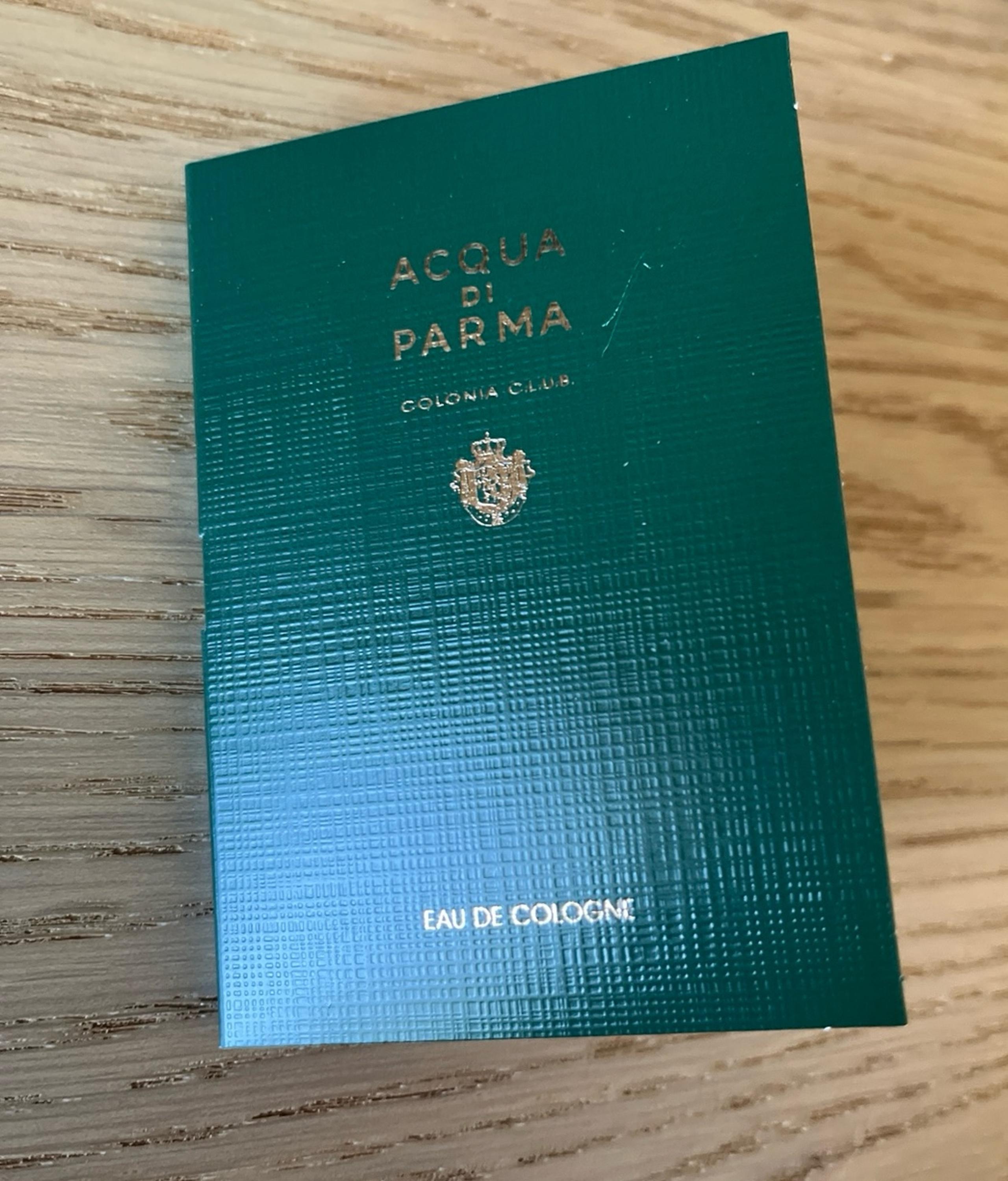 Acqua di Parma colonia club sample