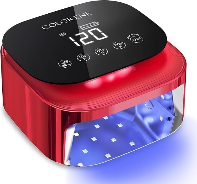 *SOLD* Cordless nail dryer lamp (red) SOLD