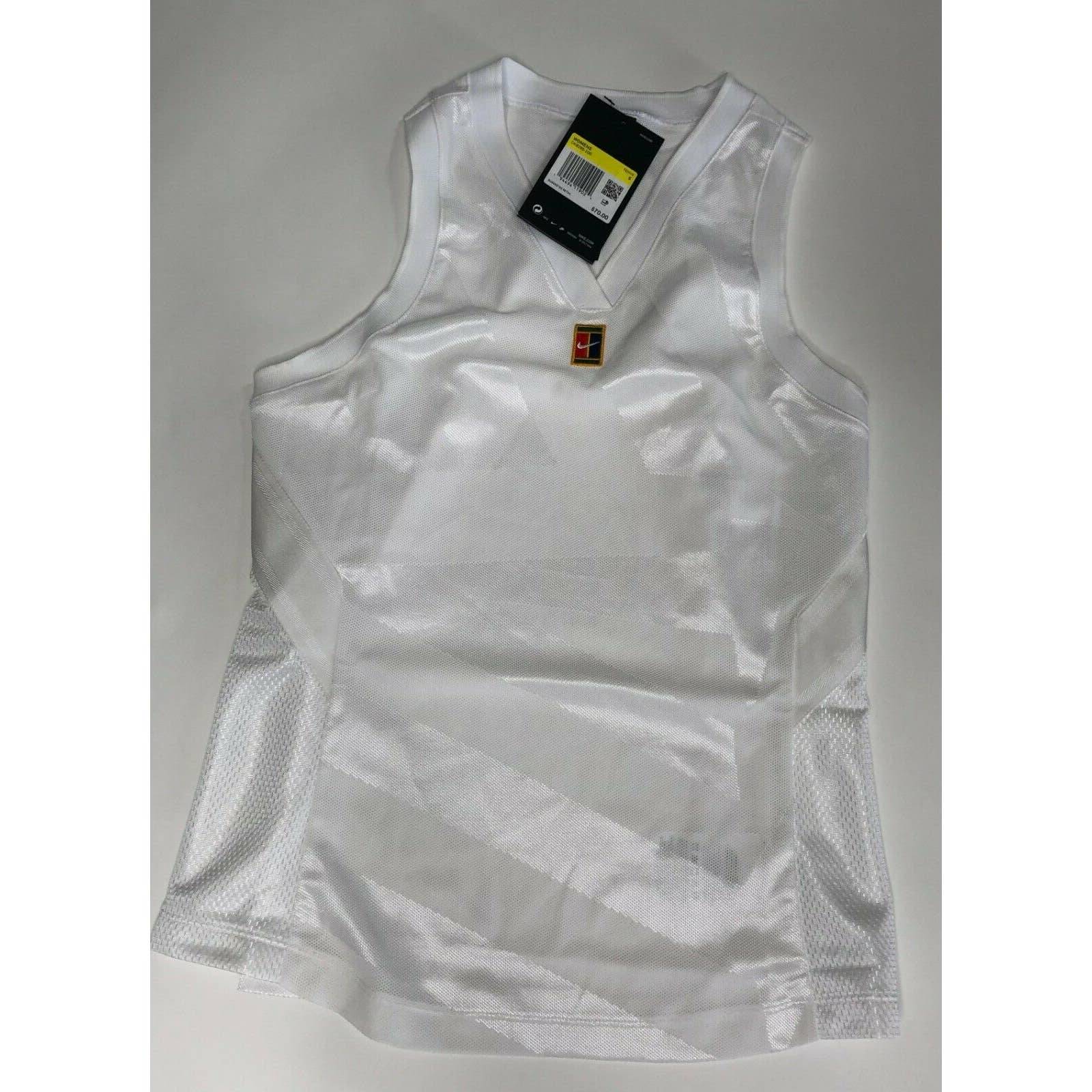 Nike Court Women's Dri-FIT Slam Tennis Tank CK8285-100 Size Small