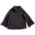 Show Me Your Mumu Hicks Sweater Black Waffle Knit Size M Turtleneck Boho EUC