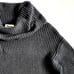 Show Me Your Mumu Hicks Sweater Black Waffle Knit Size M Turtleneck Boho EUC