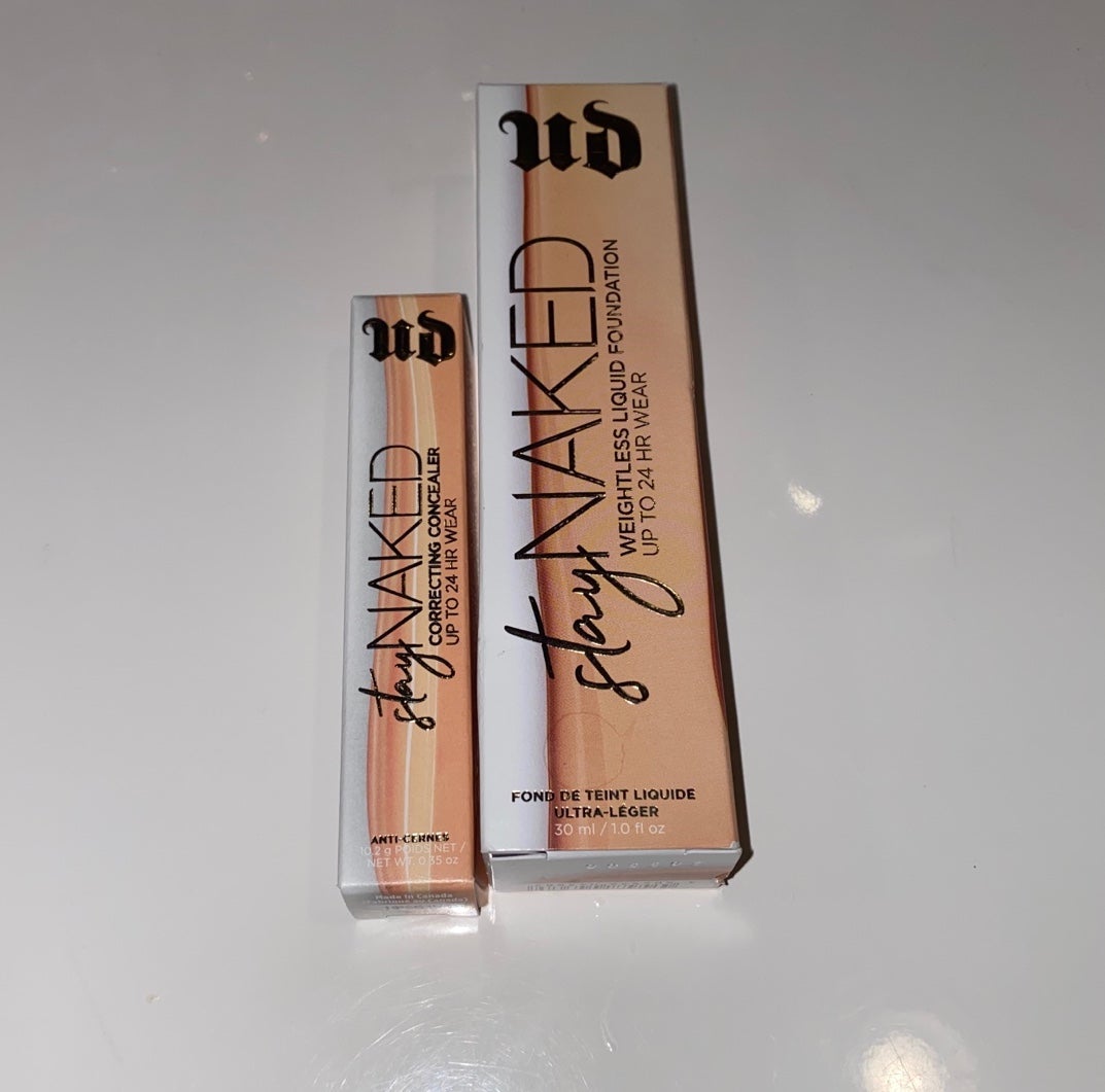 Urban Decay Stay Naked foundation and concealer