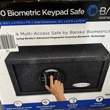 barska biometric keypad safe