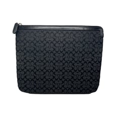 COACH Black and Gray Signature Canvas iPad / Tablet