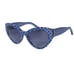 Kate Spade PAISLEIGH Blue Print Cat Eye Sunglasses - Blue/Black/White - NWT