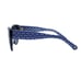 Kate Spade PAISLEIGH Blue Print Cat Eye Sunglasses - Blue/Black/White - NWT