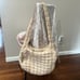 NWT VIRAL Urban Expressions Puffy Quilted Carry-All Crossbody Bag - Cream