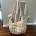 NWT VIRAL Urban Expressions Puffy Quilted Carry-All Crossbody Bag - Cream