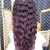Lavender purple Hawaiian wet wave wig
