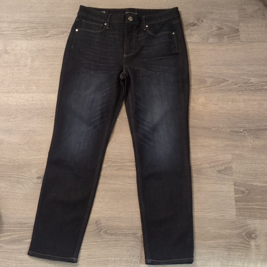 White House black market high rise slim sculpt jeans size 6S