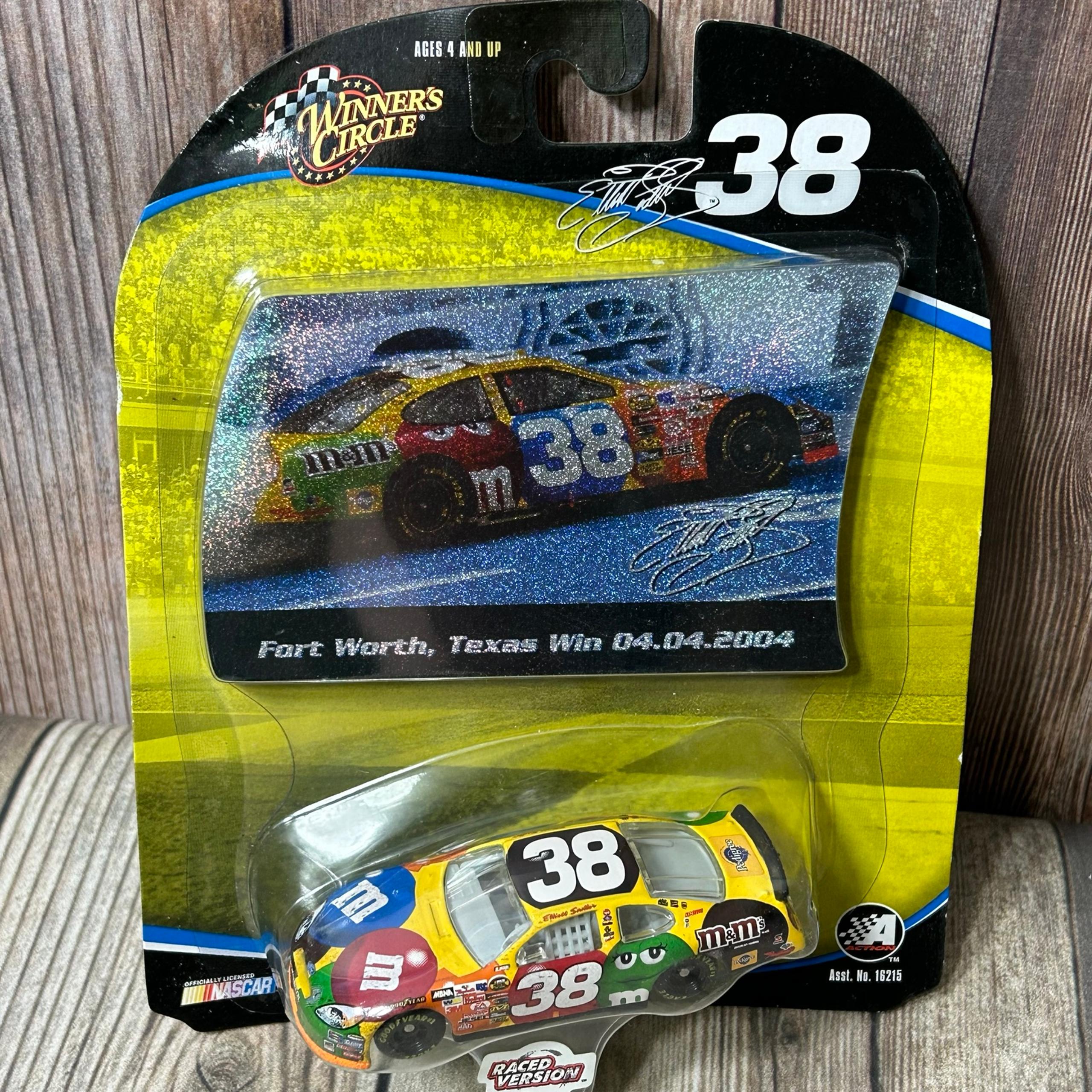 NASCAR Elliott Sadler Winners Circle Forth Worth Texas Win Raced Version M&M 04