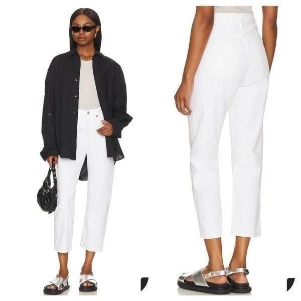 Agolde 90's Crop in Salt Jeans Size 30