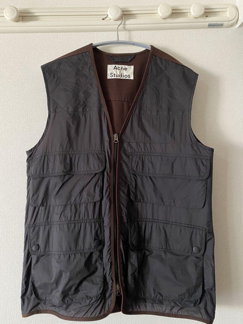 Acne Studios Zipper Vest Black/Brown