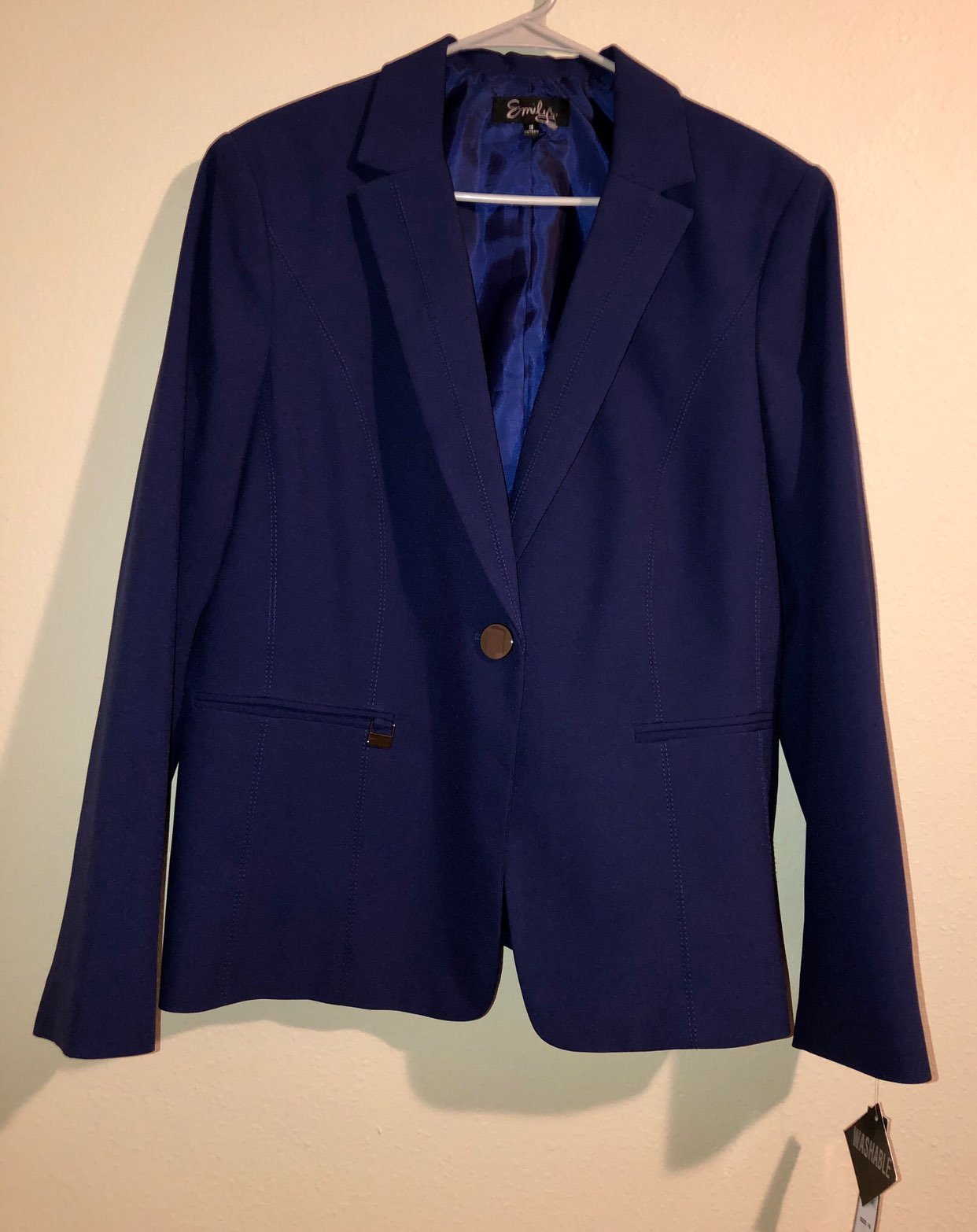 Emily Women Suit Royal Purple Size 16