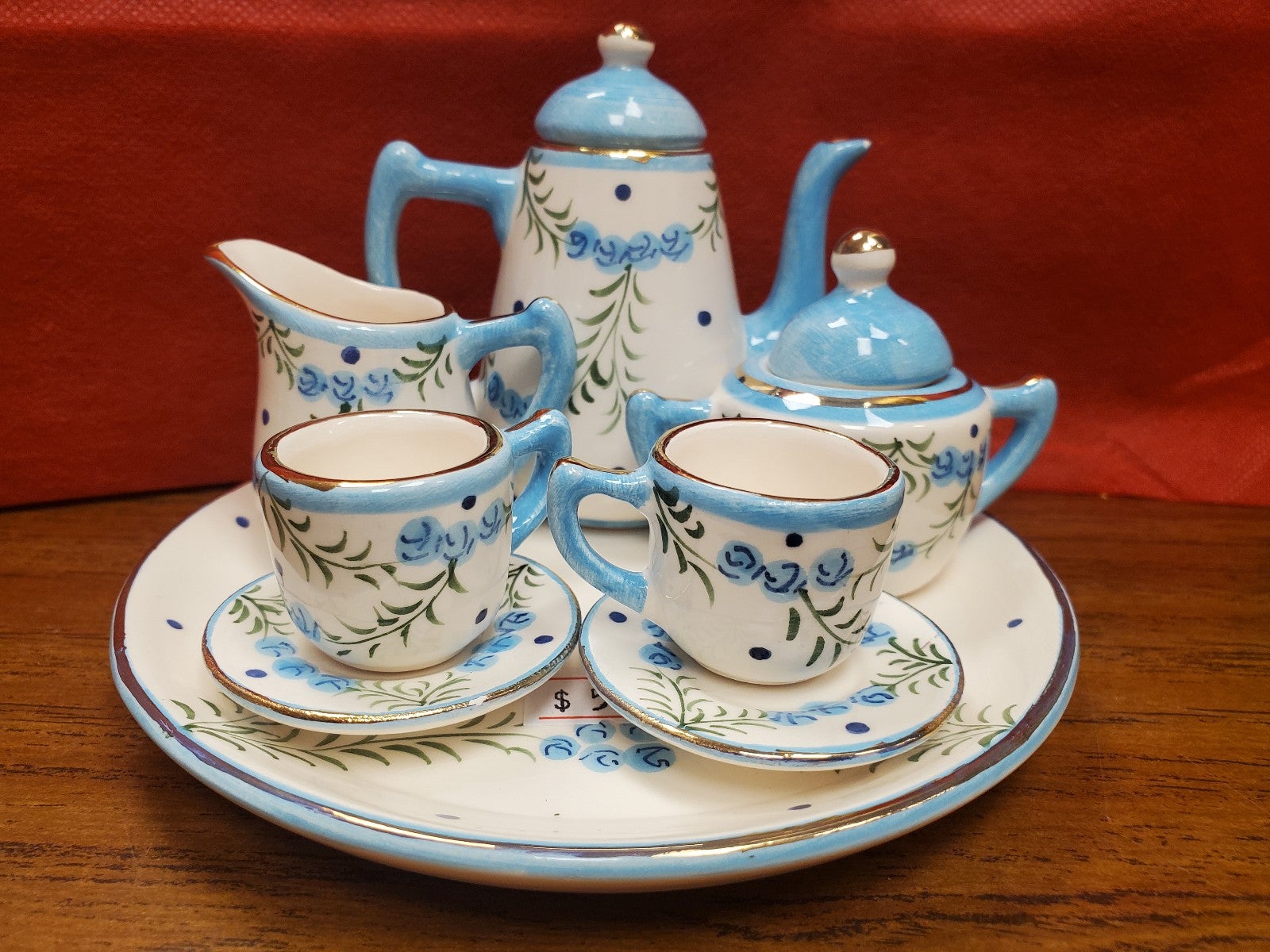 Small tea set mini