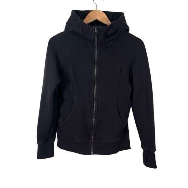 Lululemon Athletica Scuba Full Zip Hoodie Size 6/ Small Black